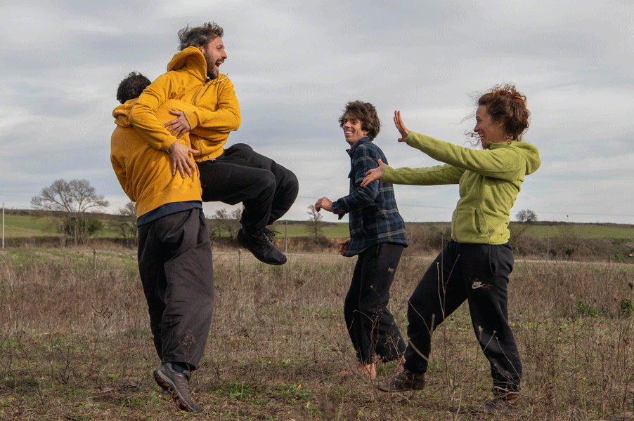 Collectif de danseur, contact impro